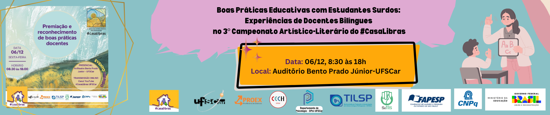 Evento Casa Libras